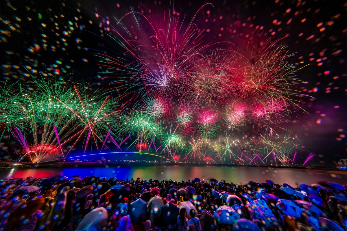 主辦單位分享,今年別邀5個國際煙火團隊來台,帶來精彩的海上煙火秀。(圖/翻攝自澎湖國際海上花火節臉書)